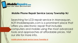 Mobile Phone Repair Service Lacey Township NJ | Imobilerepairs.com