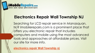 Electronics Repair Wall Township NJ | Imobilerepairs.com