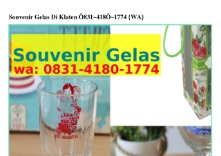 Souvenir Gelas Di KlatenSouvenir Gelas Di Klaten Ô8З1~418Ô~1774[WA]