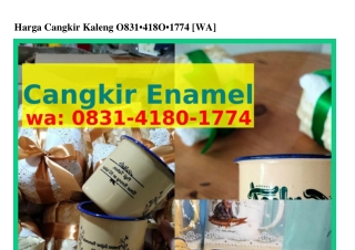 Harga Cangkir Kaleng