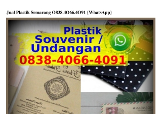 Jual Plastik Semarang 0838•ㄐ0ᏮᏮ•ㄐ09I[WA]