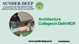 Admire your dreams with this Best Architecture College in UP.