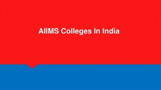 AIIMS Colleges In India