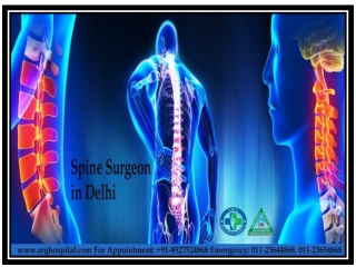 Know About Spine Specialist In New Delhi And Spine Surgeon in Delhi