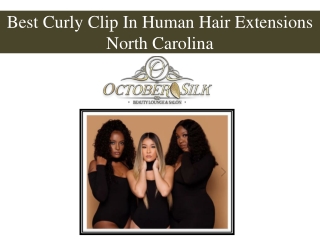 Best Curly Clip In Human Hair Extensions North Carolina