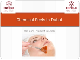Chemical Peels In Dubai