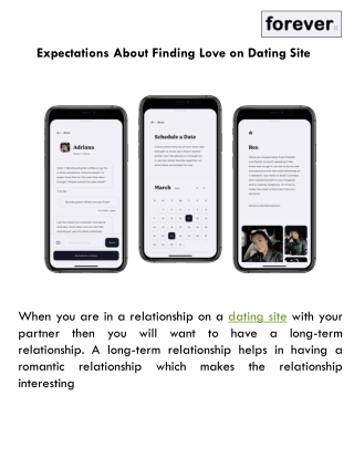 Expectations About Finding Love on Dating Site