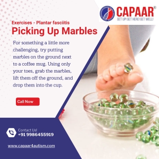 Picking Up Marbles Exercise for Plantar fasciitis - CAPAAR