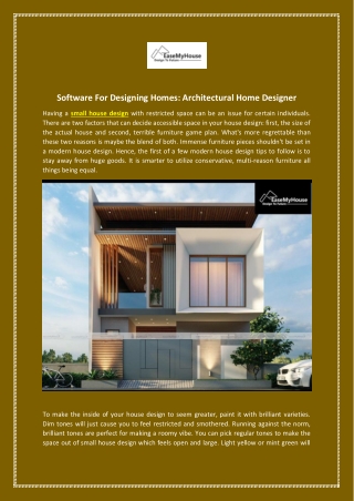 Software For Designing Homes Architectural Home Designer