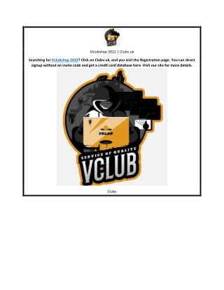 Vclubshop 2022 | Clubv.uk