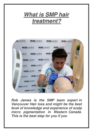 What is SMP hair treatment
