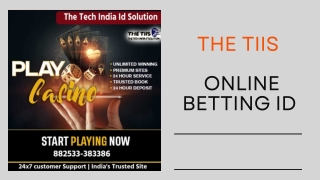 Casino Betting Id | Casino Id | The TIIS