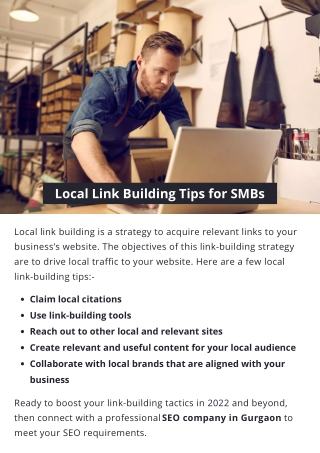 Local Link Building Tips for SMBs