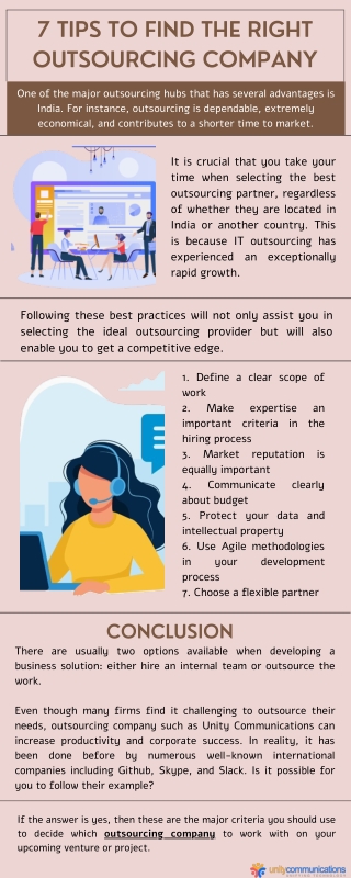 7 Tips to Find the Right Outsourcing Company