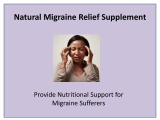 Get Instant Relief from Migraine with Migrokill Capsule