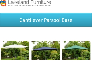 Cantilever Parasol Base