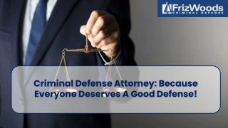 Maryland Criminal Defense Attorney