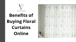 Benefits of Buying Floral Curtains Online