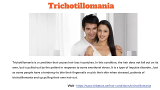 Trichotillomania – Overview | Dr Batra’s™ Homeopathy in Dubai