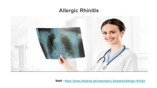 Allergic Rhinitis | Respiratory Disease | Visit Dr Batra's™