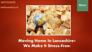 Moving Home In Lancashire We Make It Stress-Free!