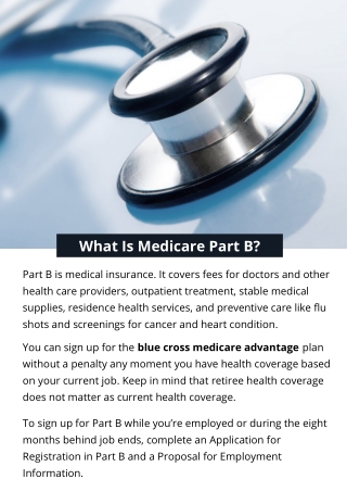 What Is Medicare Part B
