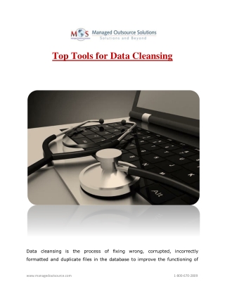 Top Tools for Data Cleansing