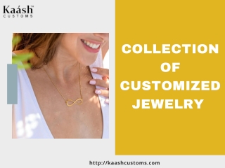 Collection of Customized Jewelry for Men & Women