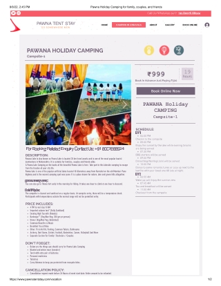 How to Book Camping at Pawna Lake | Pawna Tent Stay
