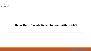 Home Decor Trends To Fall In Love With In 2022