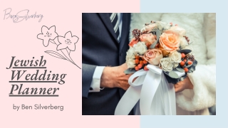 Professional Jewish Wedding Planner  Ben SIlverberg