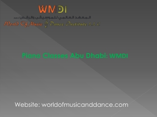 Piano Classes Abu Dhabi