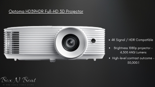 Optoma  Full-HD 3D Projector HD39HDR