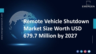 Remote Vehicle Shutdown Market
