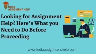 Looking for Assignment Help Here’s What you Need to Do Before Proceeding