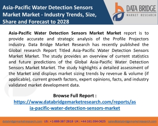 Asia-Pacific Water Detection Sensors Market