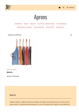 Buy Leather Aprons Online in Australia