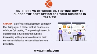 On-Shore vs Offshore QA Testing