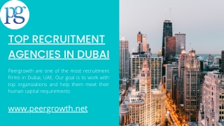 Top Recruitment Agencies in Dubai