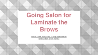 Laminate Brows in san Diego