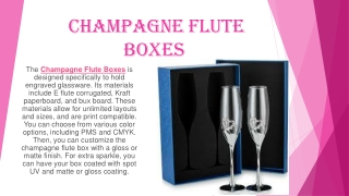 Champagne Flute Boxes