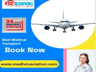 Receive Promptly Medivic Aviation Air Ambulance from Chandigarh and Bokaro for Qucik Patient Transport Service