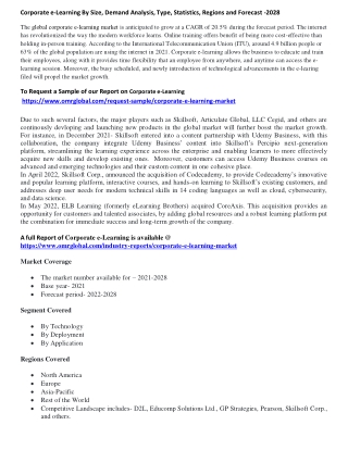 Corporate e-Learning Market