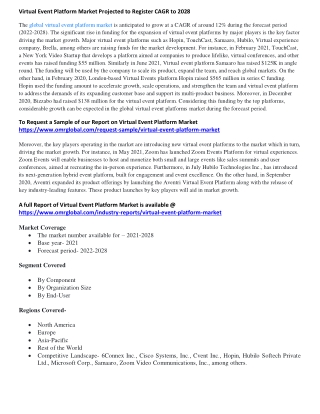 Virtual Event Platform Market