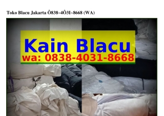 Toko Blacu Jakarta O8౩8–ᏎO౩1–8ᏮᏮ8[WhatsApp]