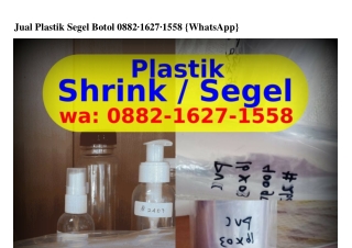 Jual Plastik Segel Botol O882_lϬ2ᜪ_l558[WhatsApp]