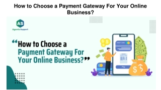 How to Choose a Payment Gateway For Your Online Business