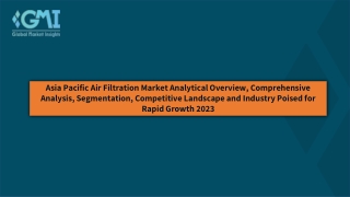 Asia Pacific Air Filtration Market Size & Share 2028