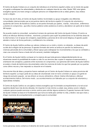 Centros de ayuda para prosperar tu día a día