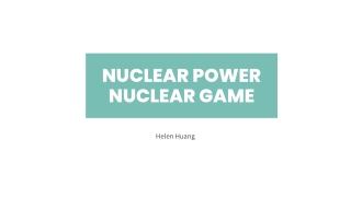 Nuclear power nuclear game